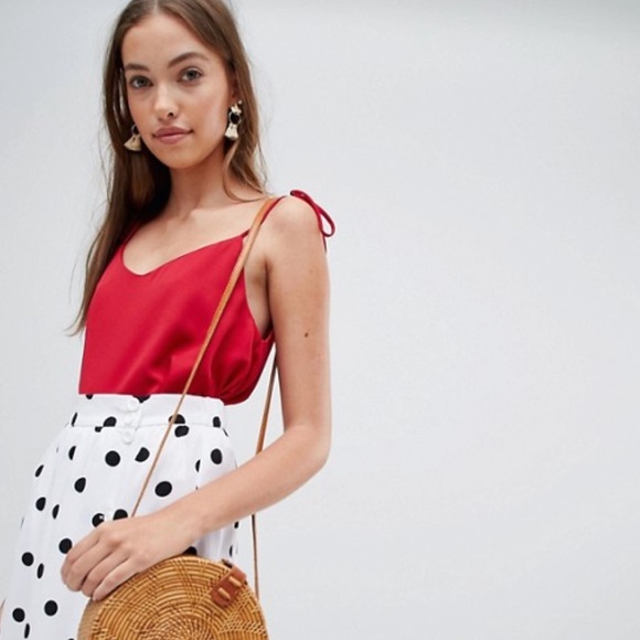 NWT Glamorous Cami Top with Tassel Tie Details - Picture 1 of 10